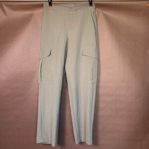 Zara Olive-Toned Elastic Waist Trousers